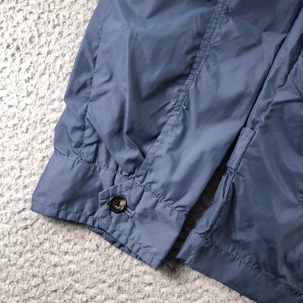 J Mclaughlin Jacket Mens Large Blue Bomber Lightweight Windbreaker Full Zip Fall